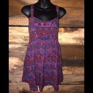 Forever 21 colorful summer  short dress size S